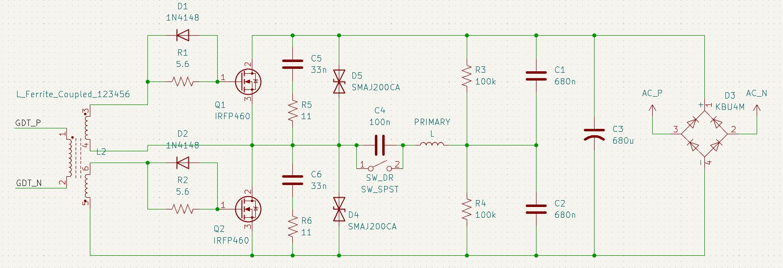 half bridge schematic