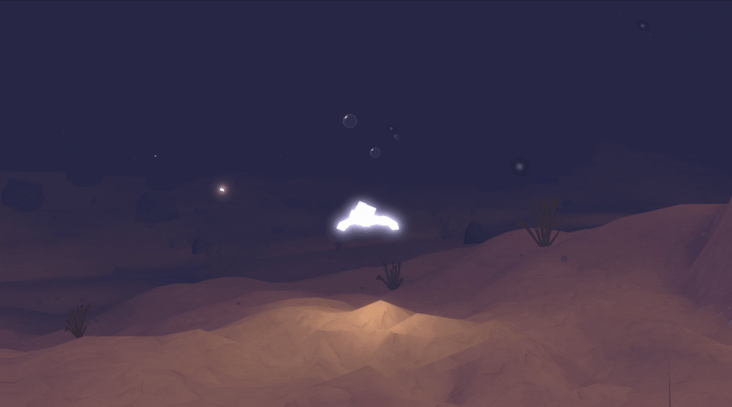 Collecting a crystal