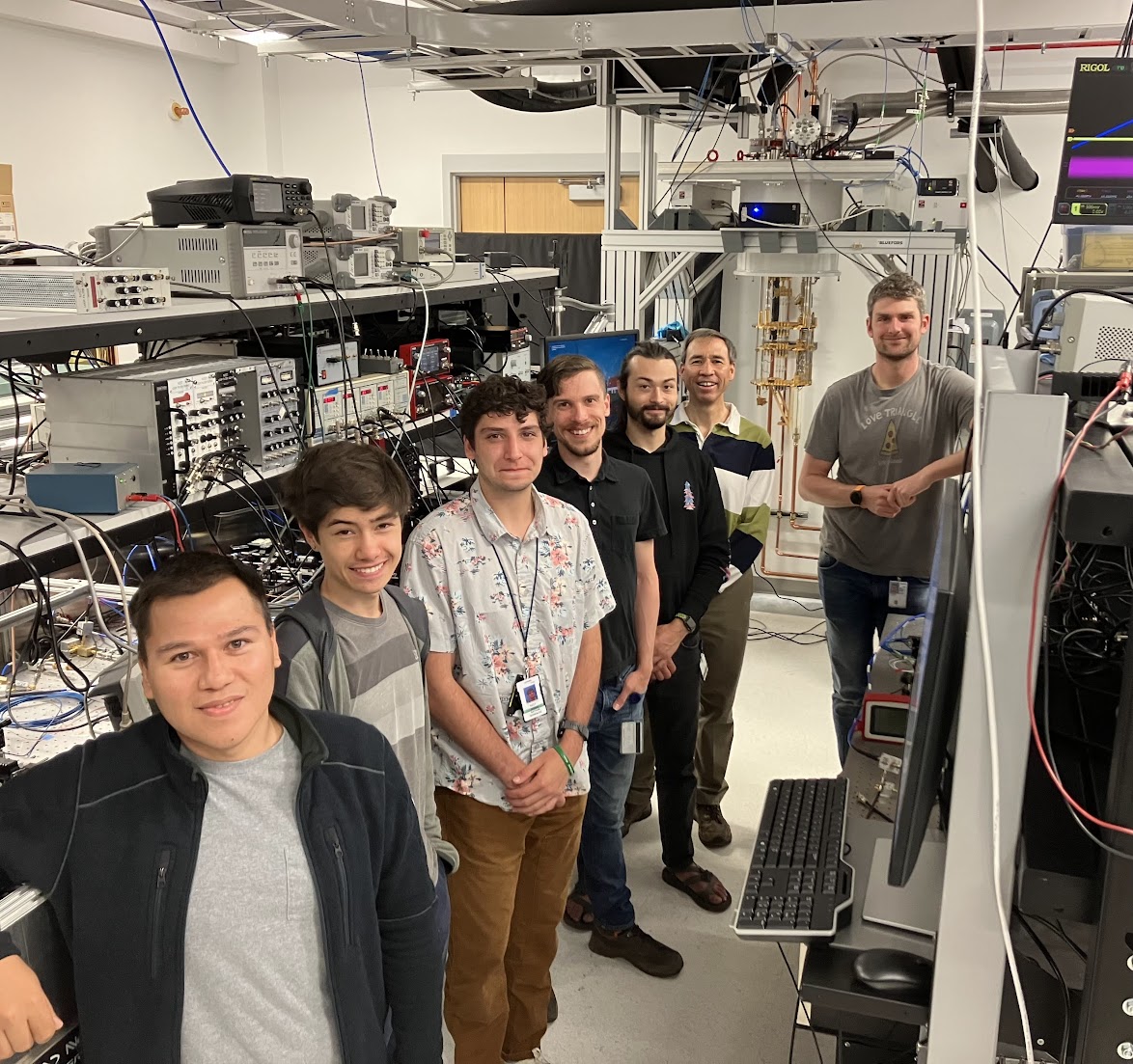 Me with quantum transduction team
